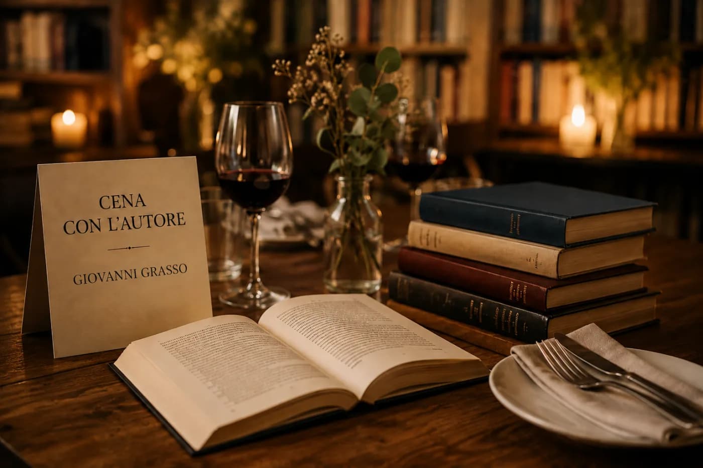 Cena con l’autore - Giovanni Grasso